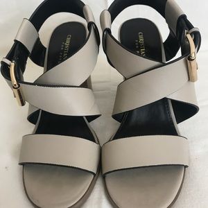 Tan Block Heels
